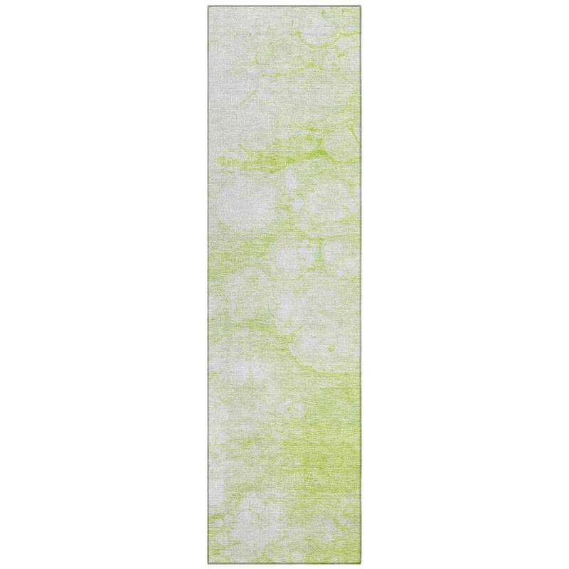 Machine Washable Indoor/ Outdoor Chantille Abstract Modern Rug