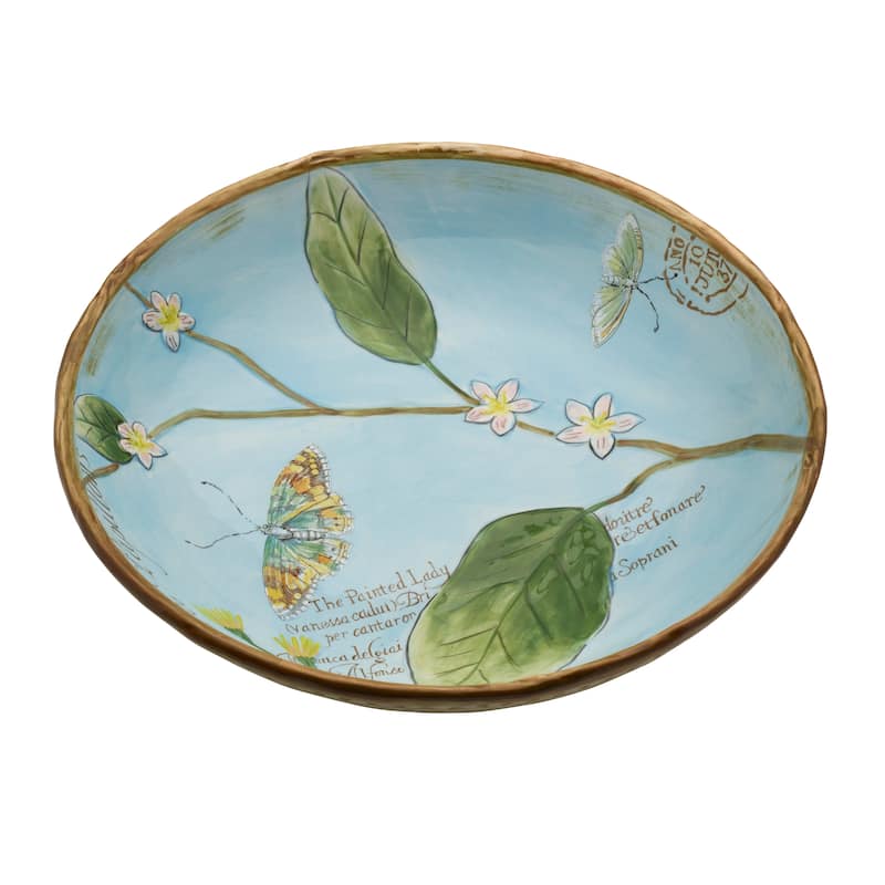 Fitz and Floyd Toulouse Large Serving Bowl, 4 Quarts