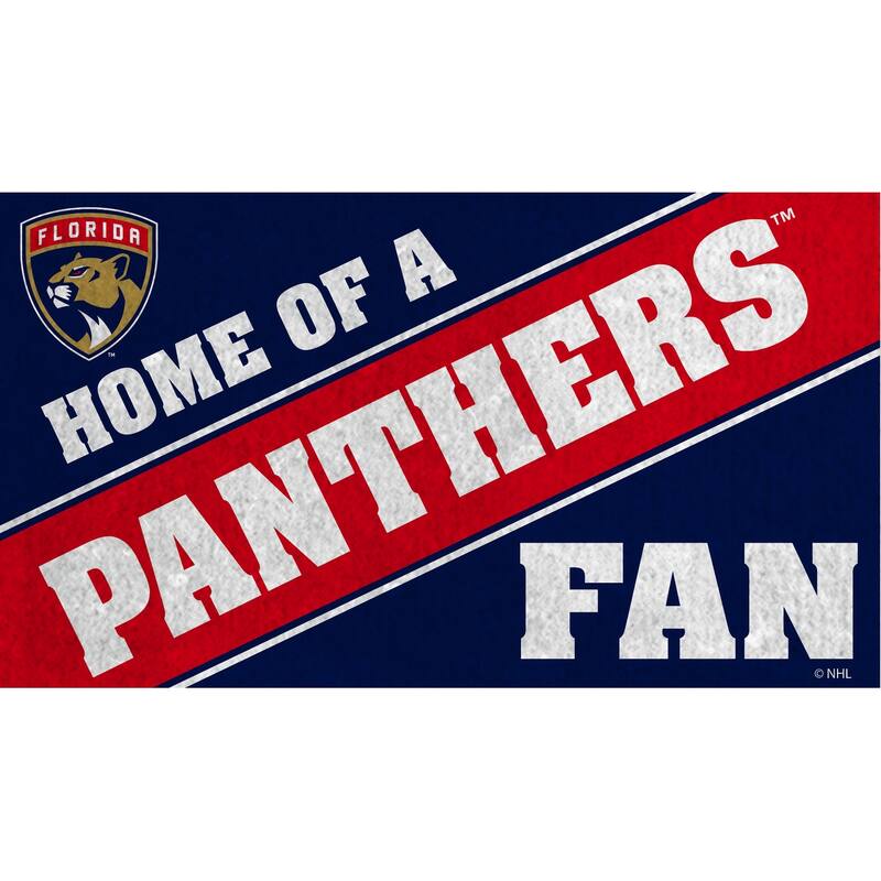 Florida Panthers PVC Door Mat