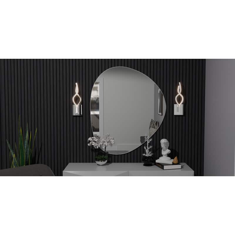 Isadora Integrated LED Polished Chrome Wall Sconce