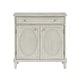 preview thumbnail 3 of 6, Coast to Coast Rollins 2 Door 1 Drawer Cabinet Antique White Oval