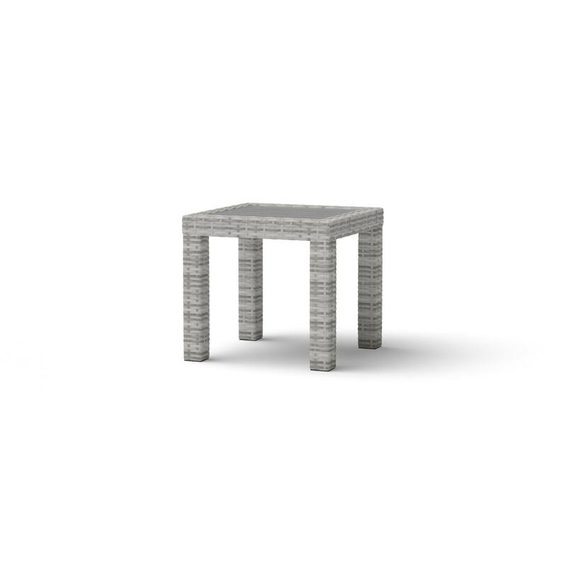 Cannes 8 Piece Sunbrella Outdoor Patio Motion Fire Set