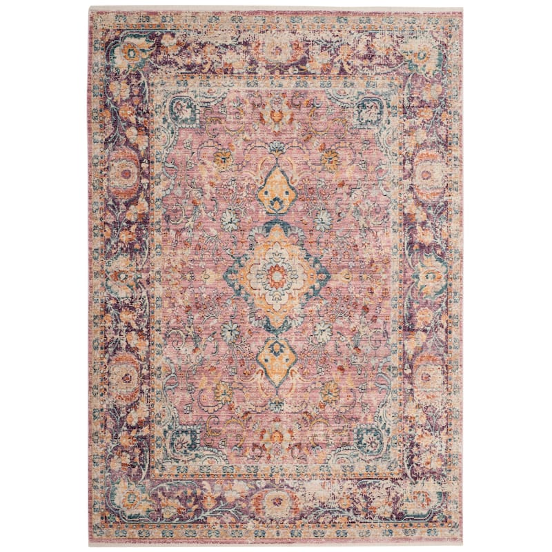 SAFAVIEH Illusion Lanette Vintage Boho Oriental Viscose Rug with