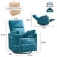 preview thumbnail 9 of 68, HOMYKA Power Rocker Swivel Recliner with USB and Type-C Ports