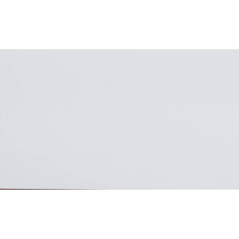 Glamorous White Silver Nightstand, 2 Drawers, Acrylic Bar Pulls, Stylish