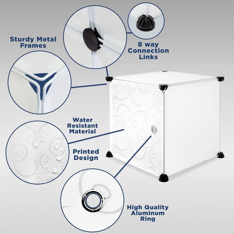 Work-It 12-Modular Cube Storage Organizer
