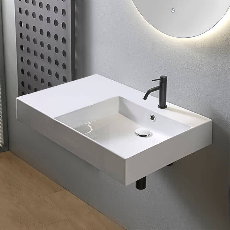 Nameeks Scarabeo 5150-One Hole Teorema 2.0 Plus 31-1/2" Rectangular