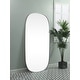 preview thumbnail 3 of 9, Elegant Lighting MR2B3060 Brynn 30" W x 60" H Oval Framed Bathroom