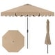 preview thumbnail 3 of 3, 10 Ft Sun Shade Umbrella with Fade-Resistant Polyester Canopy and Easy Tilt Push Button Feature
