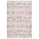 preview thumbnail 9 of 22, SAFAVIEH Pyramid Maryla Boho Geometric Rug 4'5" x 6'5" - Ivory Grey/Rust - Rectangle