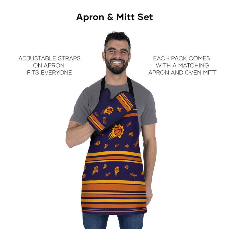 NBA Press Apron BBQ Mitt 2-piece Set