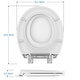 preview thumbnail 9 of 17, 2 in 1 Toilet Seat for Toddlers and Adults with Built-in Potty Training Seat