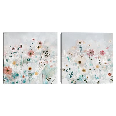 Wild Sorbet II Square I, Wild Sorbet II Square II by Studio Arts Canvas Art Prints