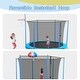 preview thumbnail 5 of 17, 8FT Trampoline for Kids with Safety Enclosure Net