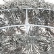 preview thumbnail 6 of 5, 36" Pre-Lit Silver Tinsel Artificial Christmas Wreath, Clear Lights