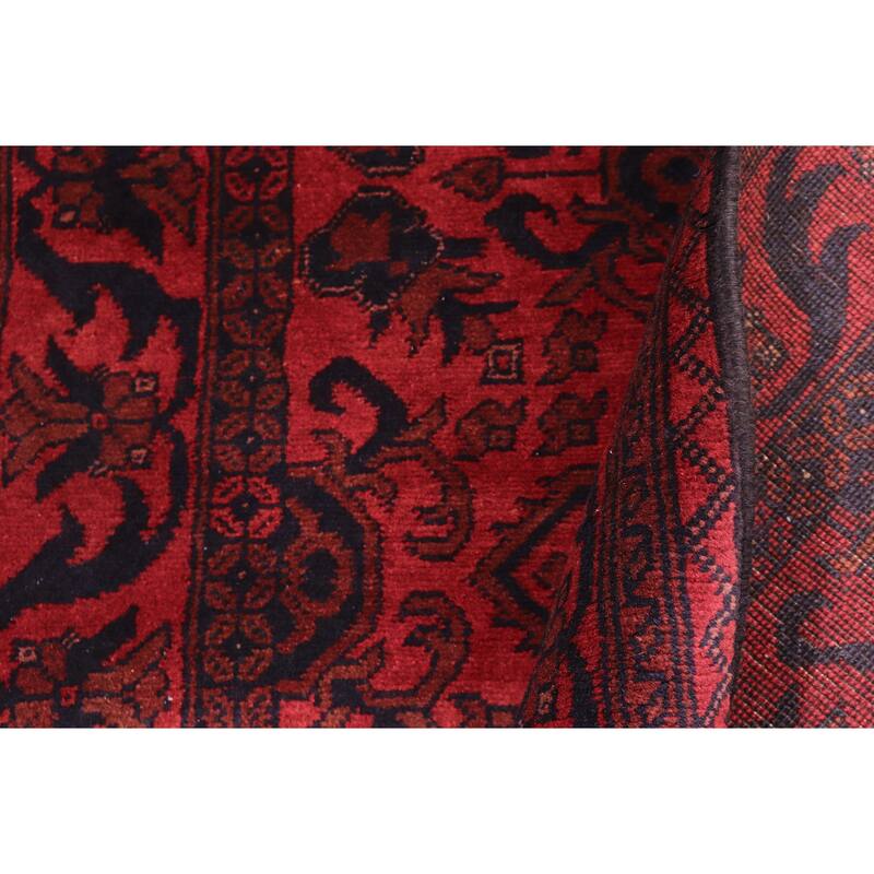 Tribal Biljik Khal Mohammadi Antonio Red/Black Runner - 2'9'' x 9'2''