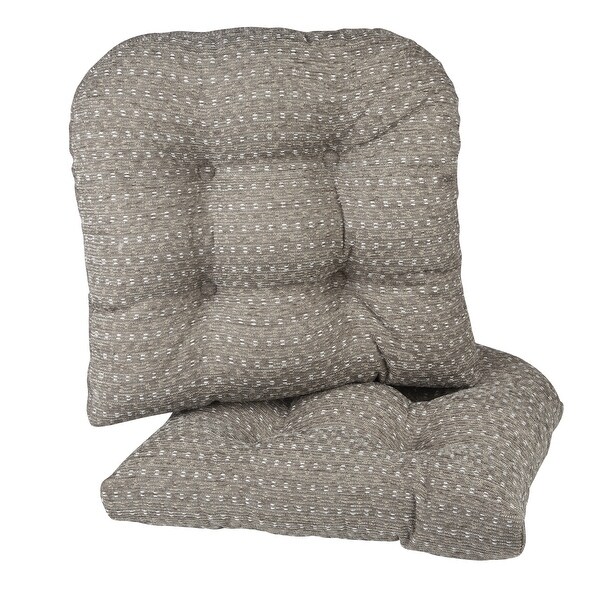 Gripper Raindrops Universal 15" x 15" Chair Cushion, Set of 2. Opens flyout.