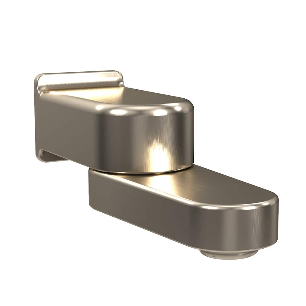 Fold Away Tub Spout with Diverter Universal Connection Options Brushed Nickel