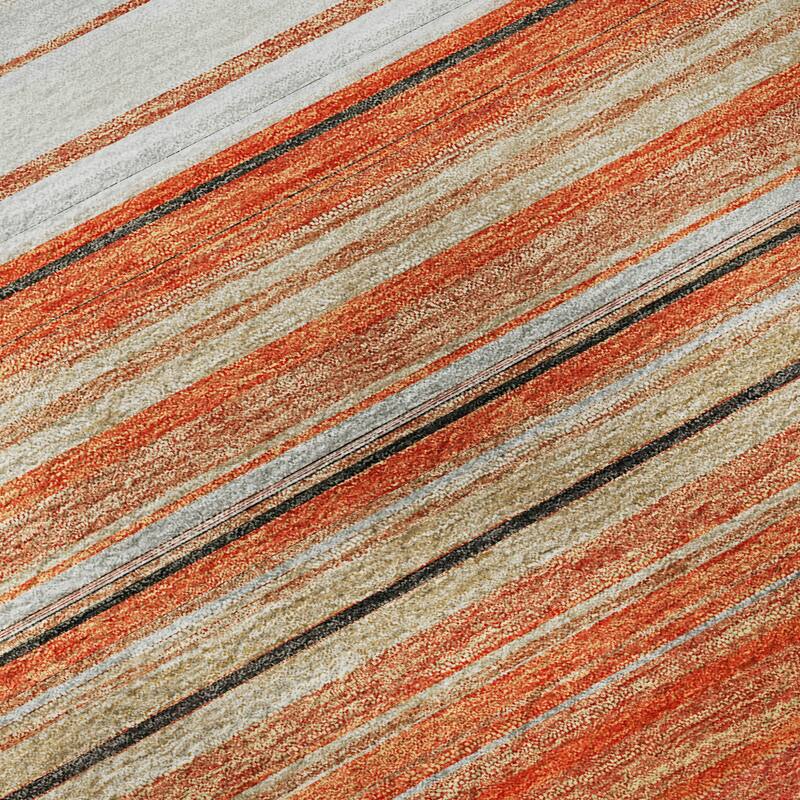 Premium Washable Super Soft Modern Stripes Mayfield Rug