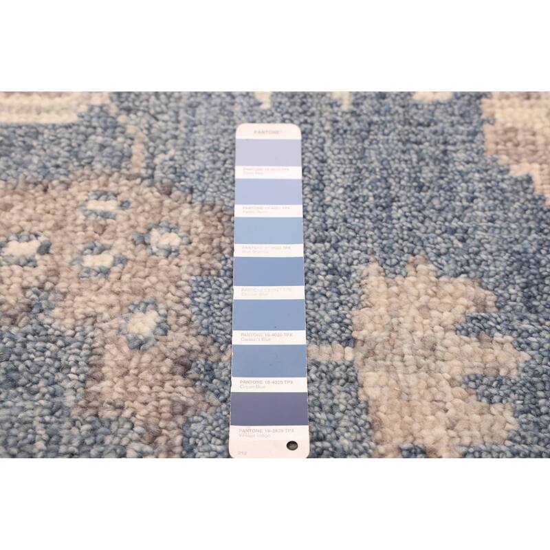 ECARPETGALLERY Hand-knotted Jules Serapi Navy Wool Rug - 8'1 x 9'10