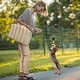 preview thumbnail 8 of 24, WOWMAX Small Dog Car Seat for Center Console Pet Booster Seat for Car Cat Carrier