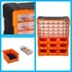 preview thumbnail 8 of 10, Plastic Storage Drawers - 39-Drawer Screw Organizer - Craft Cabinet for Storing Hardware, Beads, Toys by Stalwart (Black)