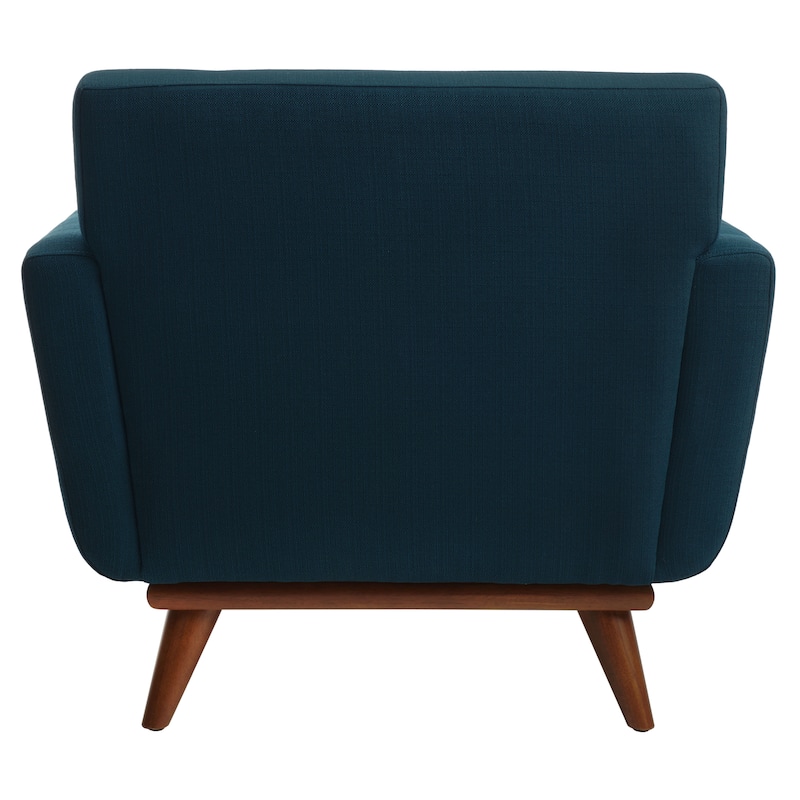 SAFAVIEH Couture Sieglinde Mid-Century Modern Tufted Arm Chair - 35" W x 33.1" L x 32.7" H - 35Wx33Dx33H