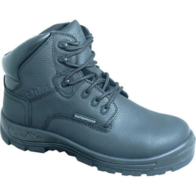 women's waterproof work boots black