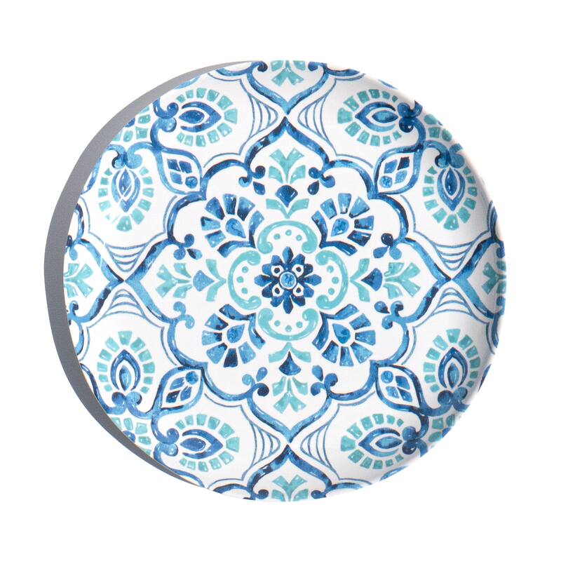 Abode Homewares Palazzo Melamine Mosaic Salad Plate - Multicolor - 8.5" - Set of 6
