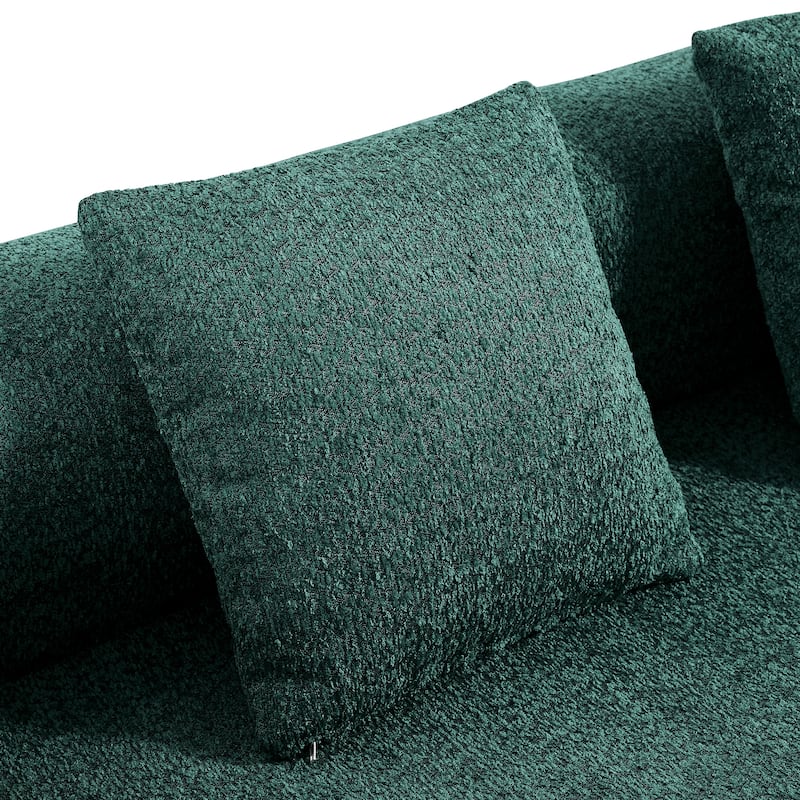 Christopher Knight Home - Curved Modular 110" Upholstered Sectional Sofa