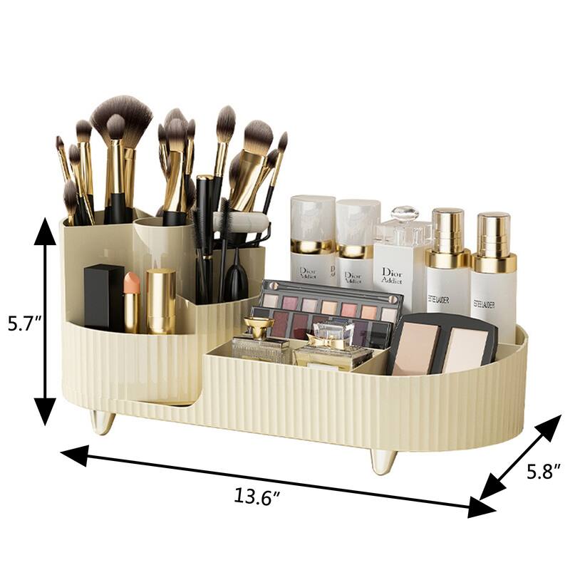 Rotating Makeup Organizer, Cosmetic Storage Display Case