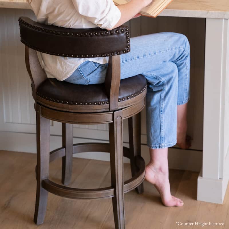 Maven Lane Alexander Swivel Kitchen Stool