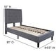 preview thumbnail 119 of 120, Tufted Platform Bed with 10in. Pocket Spring Mattress