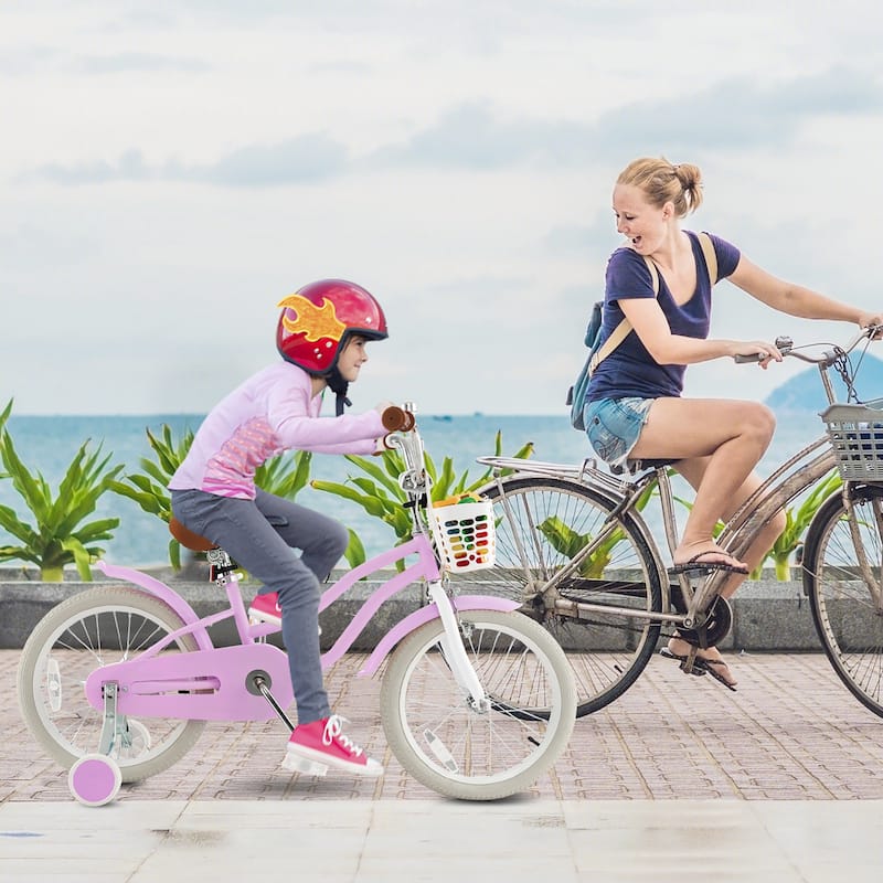 Gymax 18'' Kids Bicycle Children's Training Bicycle w/ Removable