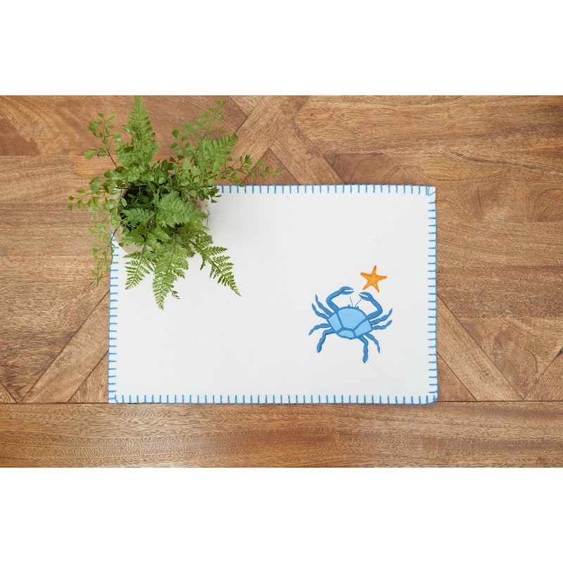 Crab Felt Placemat Set of 6