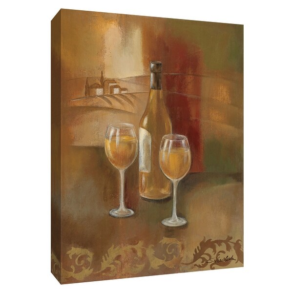 PTM Images 9-154529 PTM Canvas Collection 10" x 8" - "Old World Wine II" Giclee Wine Art Print on Canvas