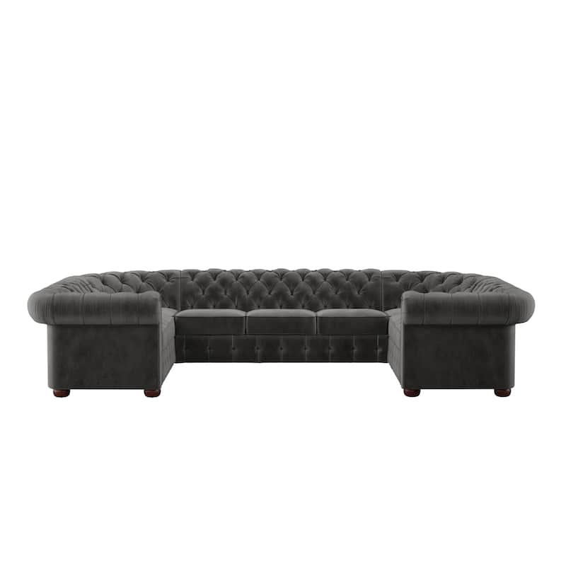 Knightsbridge Chesterfield U-shaped Sectional by iNSPIRE Q Artisan