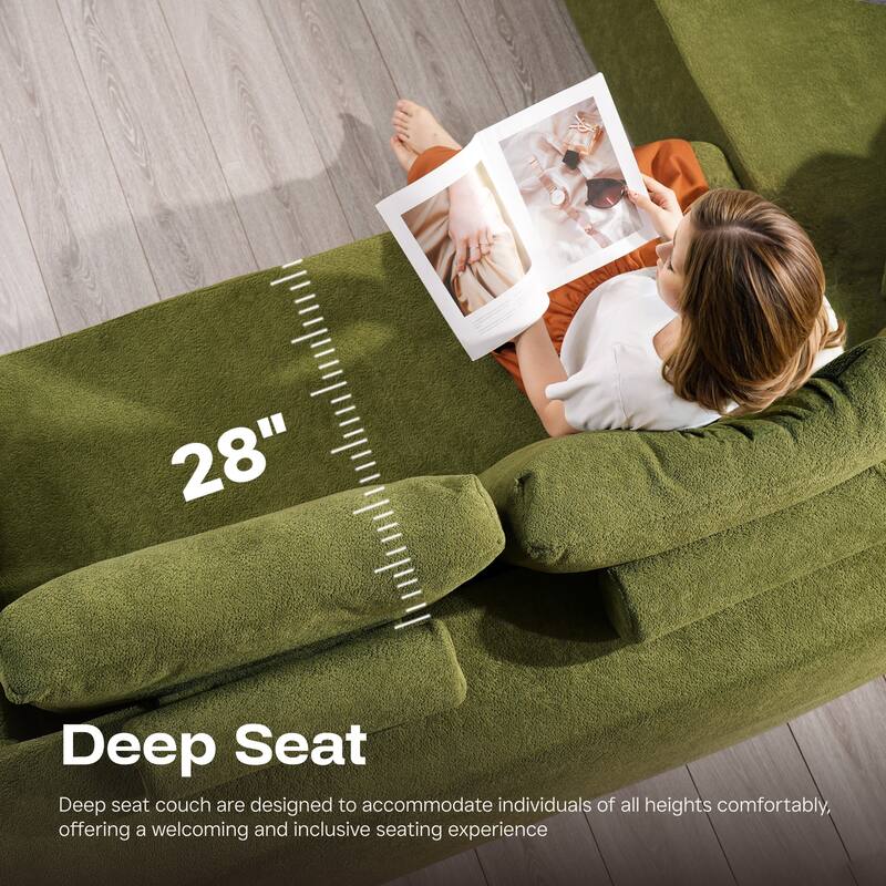 ​​OVIOS Modern Minimalist No-Assembly Living Room Set​