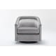 preview thumbnail 2 of 89, WOVENBYRD Classic Barrel Swivel Chair