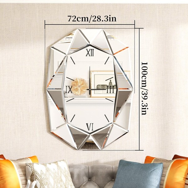 Diamond Beveled Edge Bathroom Wall Vanity Mirror - Bed Bath