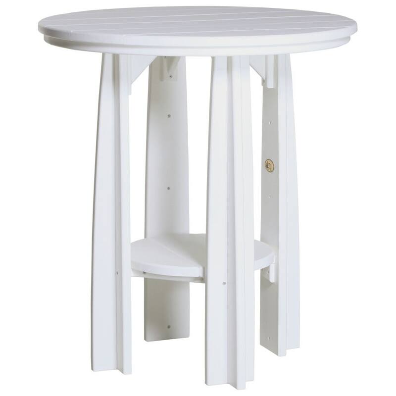 Poly Lumber Balcony Table - White