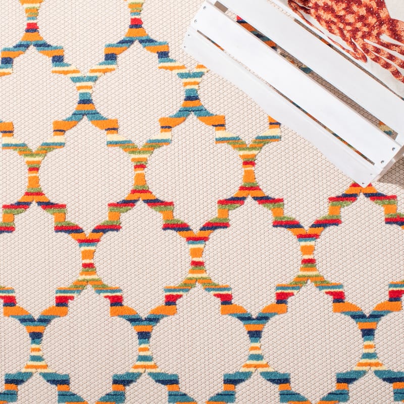 SAFAVIEH Cabana Kaleen Indoor/ Outdoor Waterproof Patio Trellis Rug