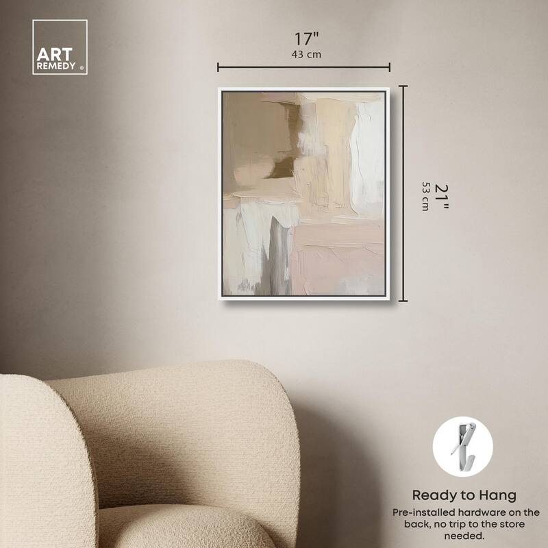 Subtle Earth Tones II Canvas by Art Remedy