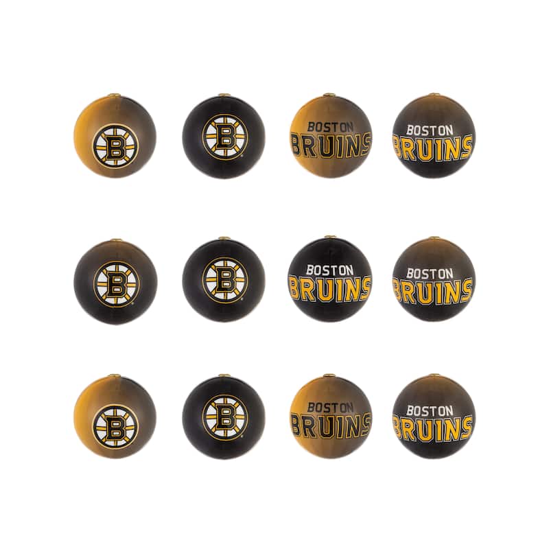 12pc Ornament Set, Boston Bruins