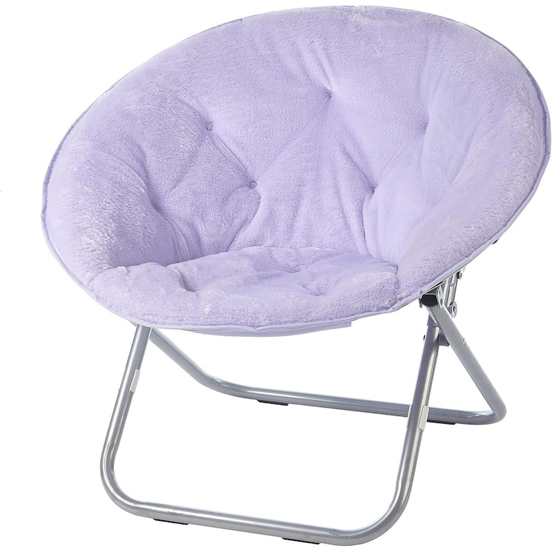 Urban Lifestyle Foldable Saucer Chair - Lavender