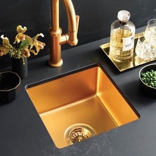 Reveler Fireclay Undermount Bar Sink - 15.75" x 15.75" x 7.5"