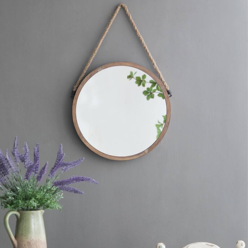 Round Metal Wall Mirror