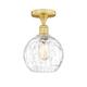 Option Satin Gold / Clear Water Glass