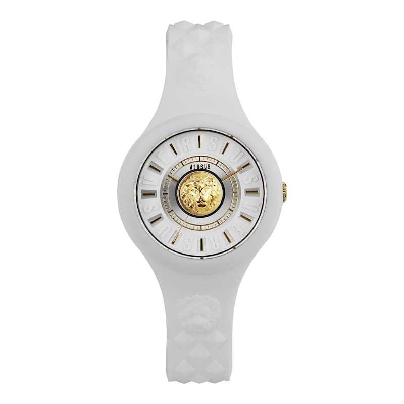 Versus Versace Fire Island Silicone Watch - White