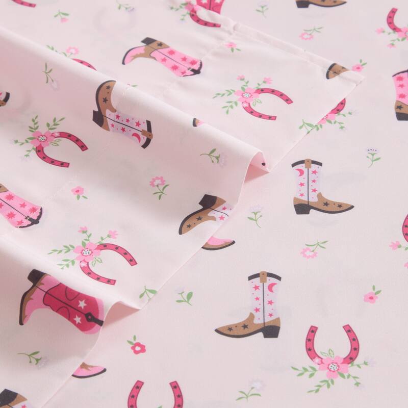 Wrangler Kids Printed Cozy Sheet Set